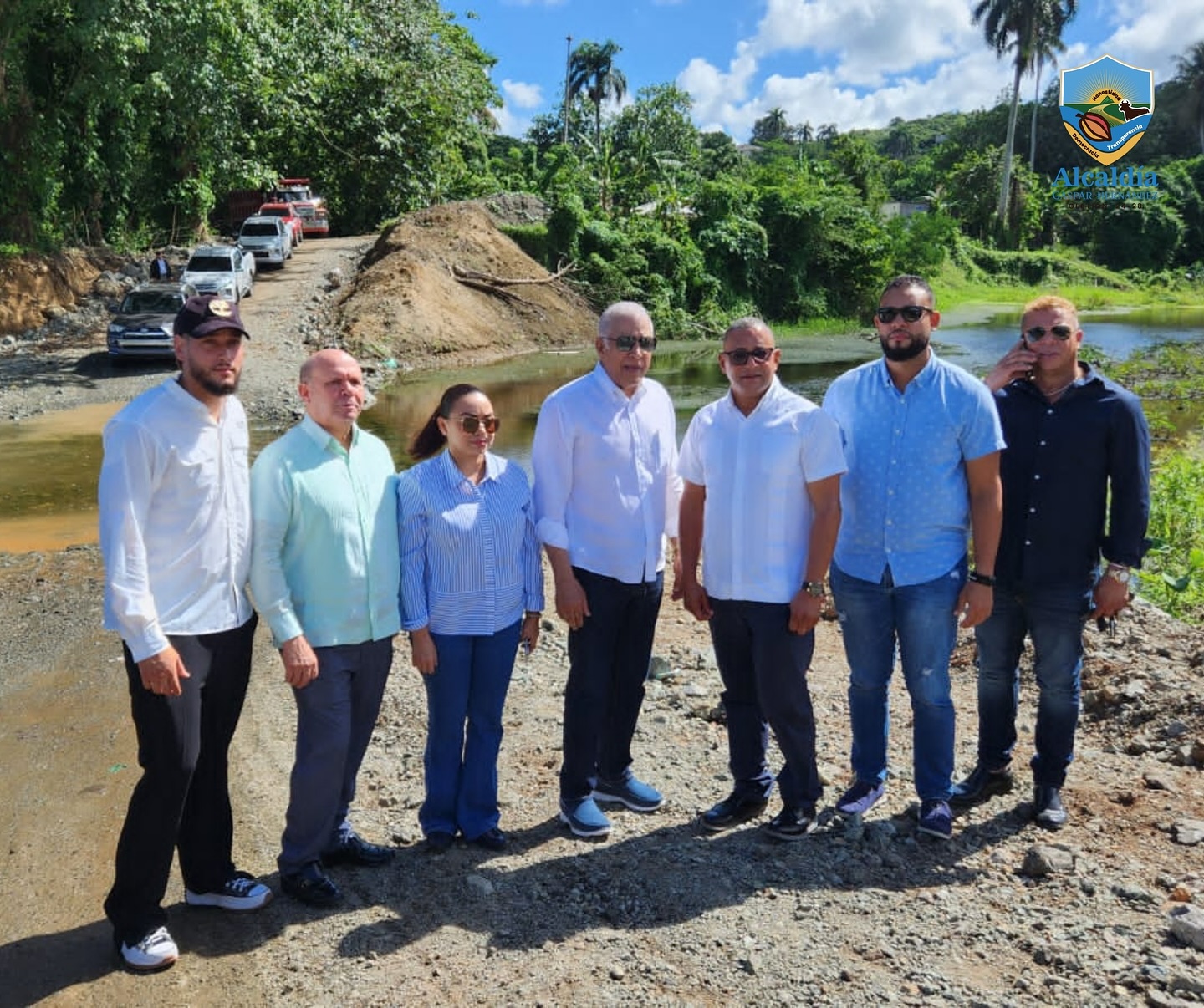 VISITA DEL MINISTRO DE LA PRESIDENCIA ANDRES BAUTIST Y LA GOBERNADORA PROVINCIAL.